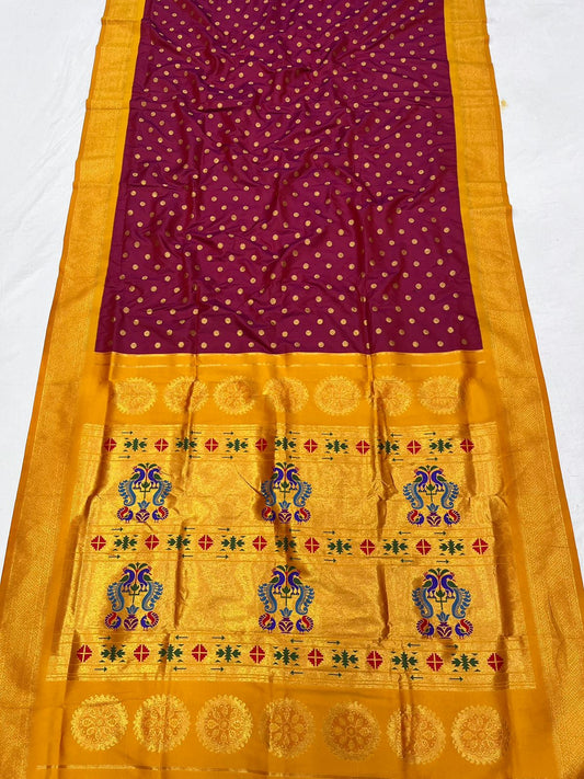 Maharani Paithani Saree Soft Silk
