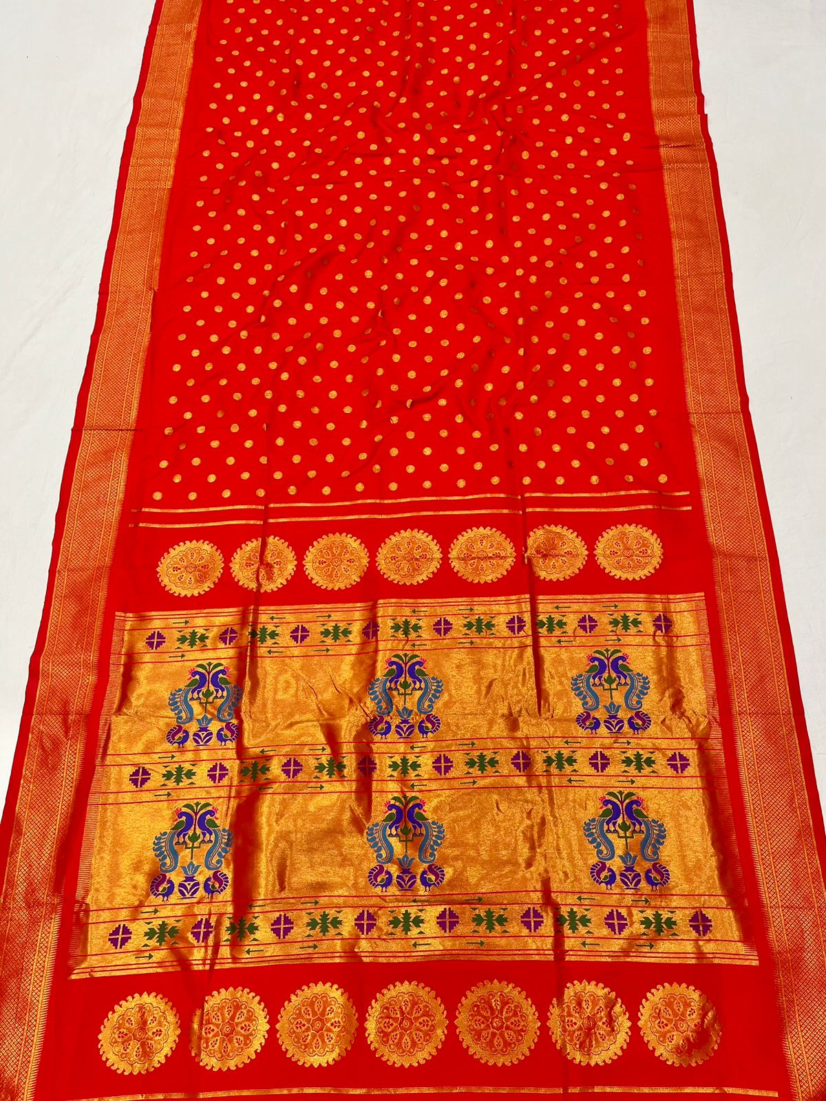 Maharani Paithani Saree Soft Silk