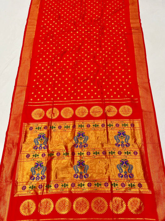 Maharani Paithani Saree Soft Silk