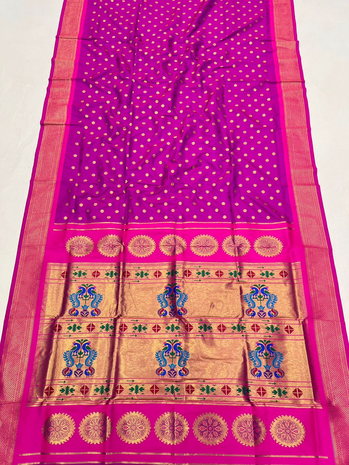 Maharani Paithani Saree Soft Silk