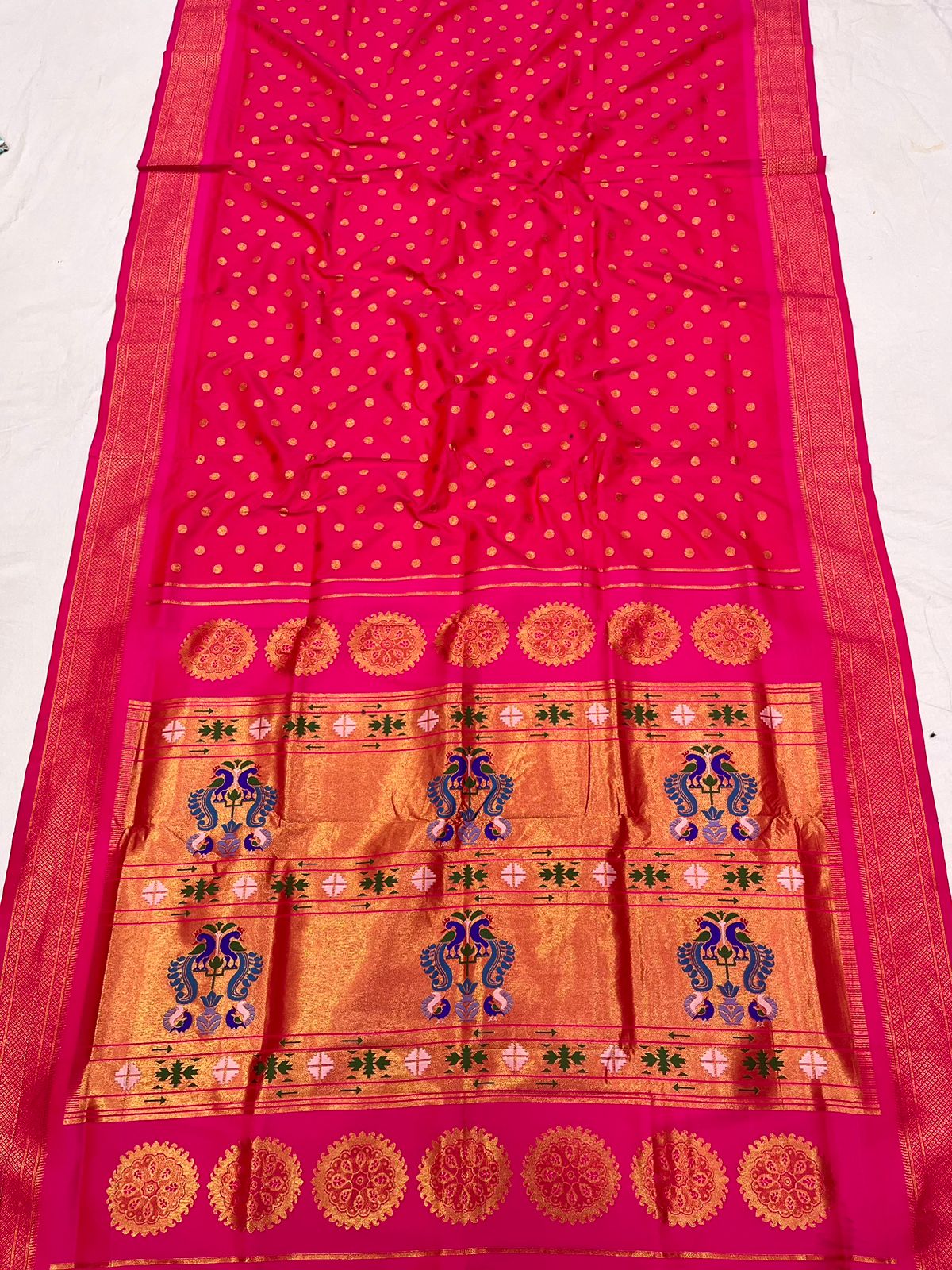 Maharani Paithani Saree Soft Silk