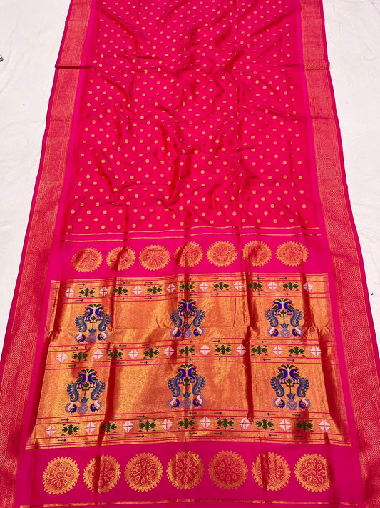 Maharani Paithani Saree Soft Silk