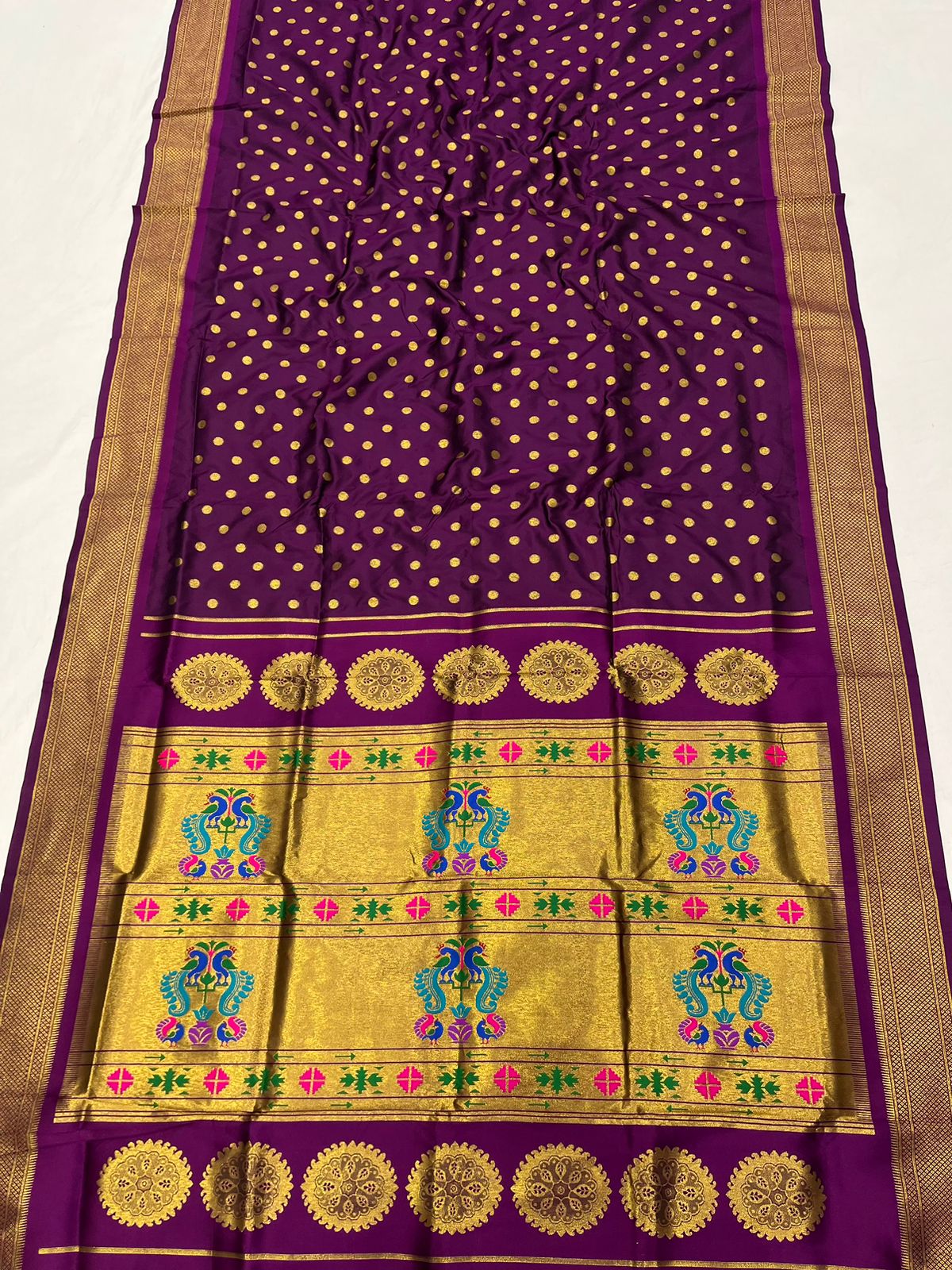 Maharani Paithani Saree Soft Silk