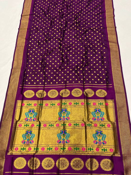 Maharani Paithani Saree Soft Silk