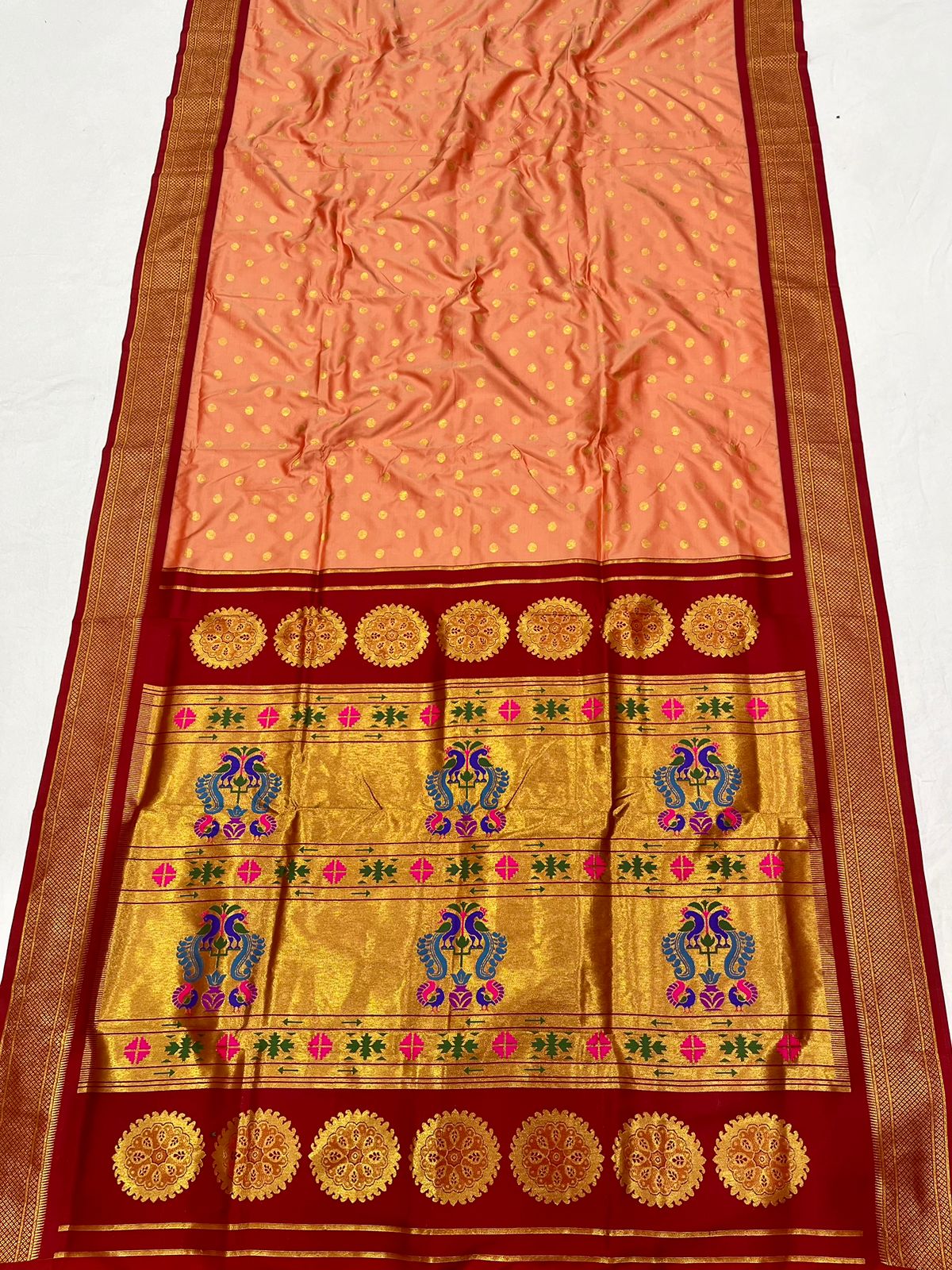 Maharani Paithani Saree Soft Silk