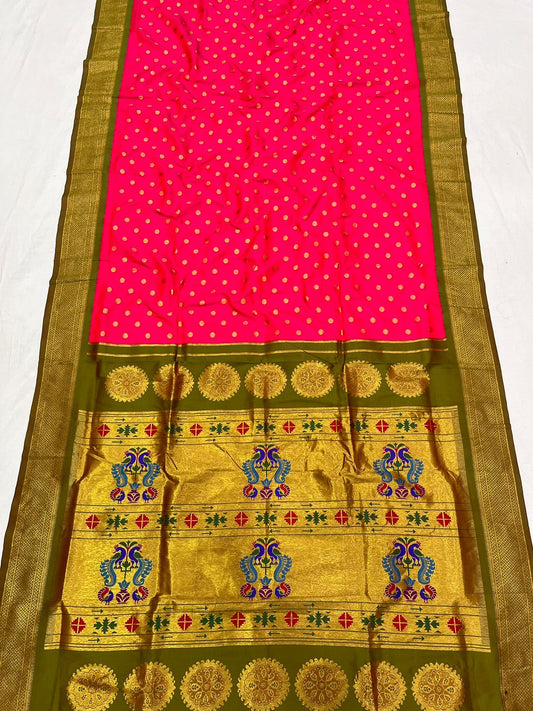 Maharani Paithani Saree Soft Silk