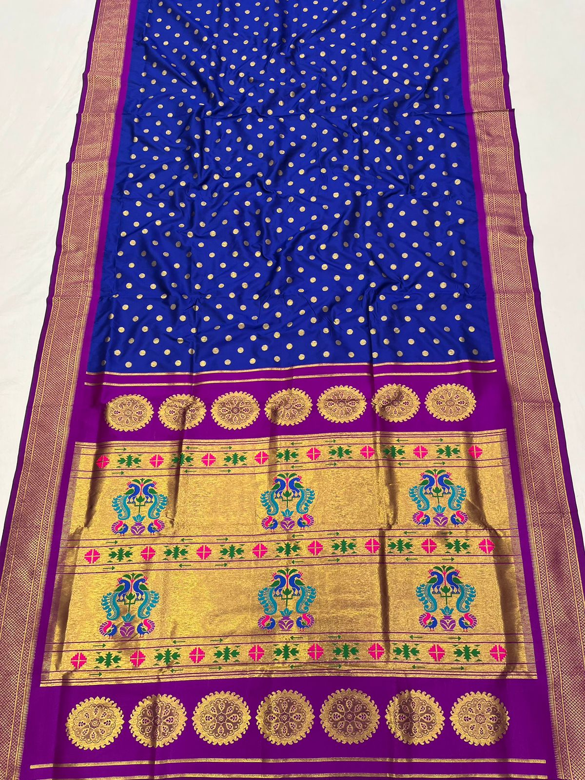 Maharani Paithani Saree Soft Silk