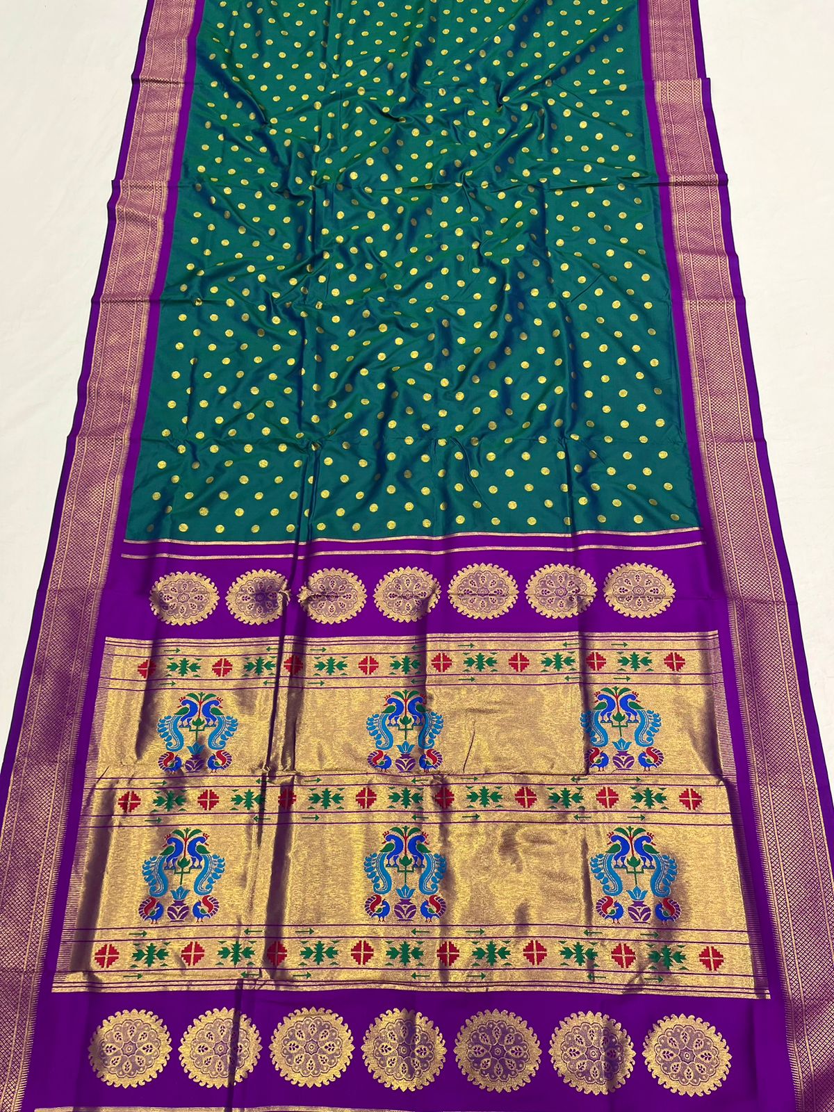 Maharani Paithani Saree Soft Silk