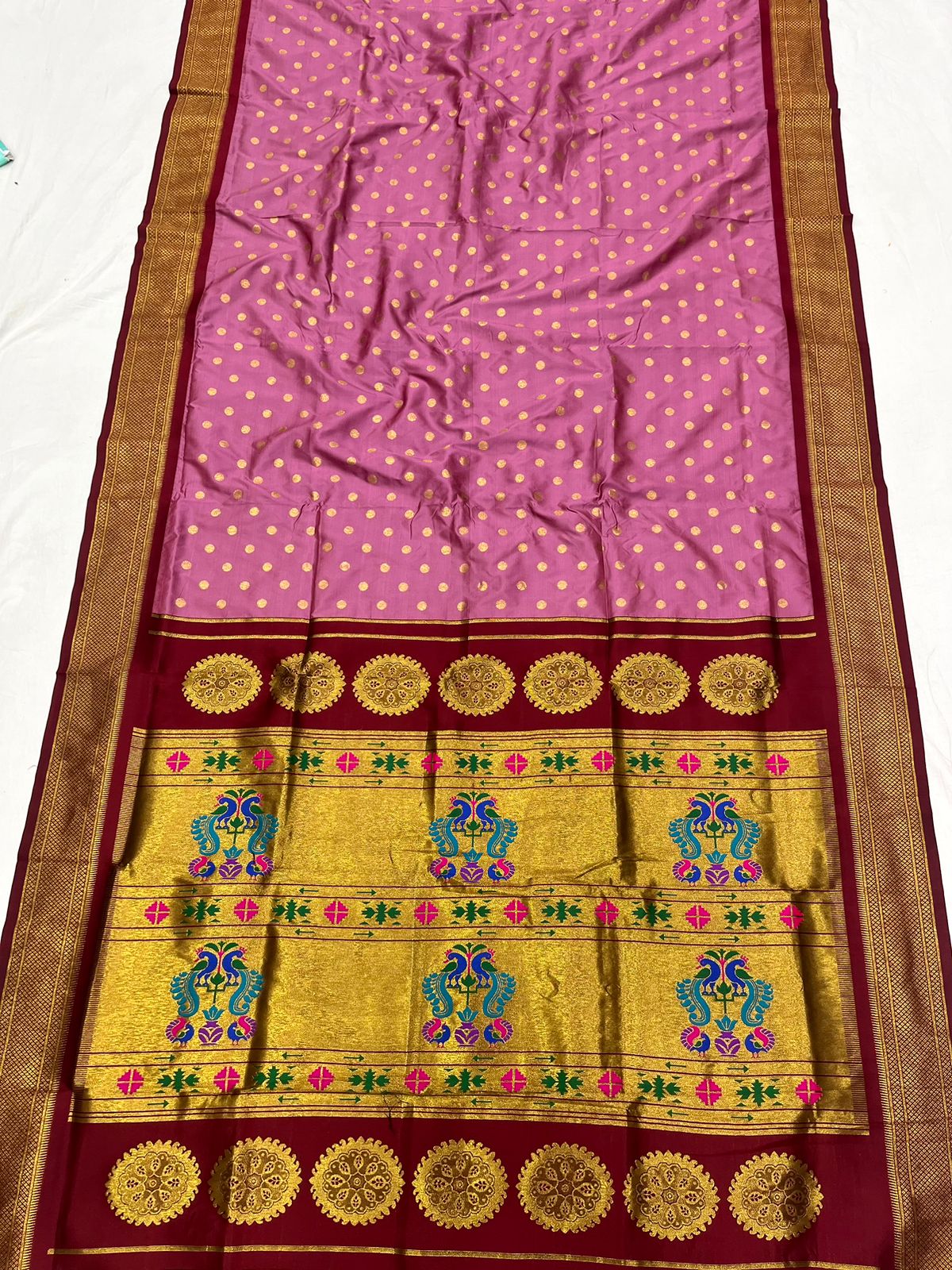 Maharani Paithani Saree Soft Silk