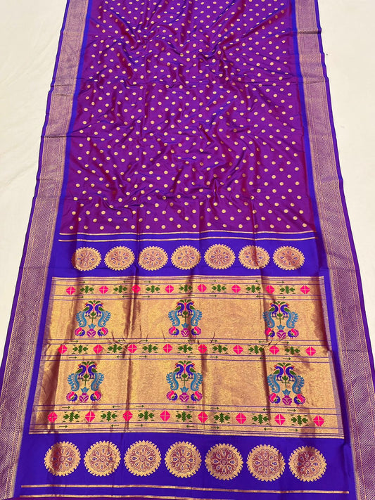 Maharani Paithani Saree Soft Silk