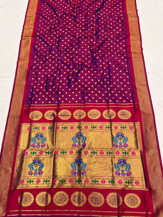 Maharani Paithani Saree Soft Silk