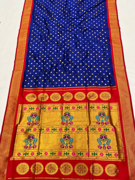 Maharani Paithani Saree Soft Silk