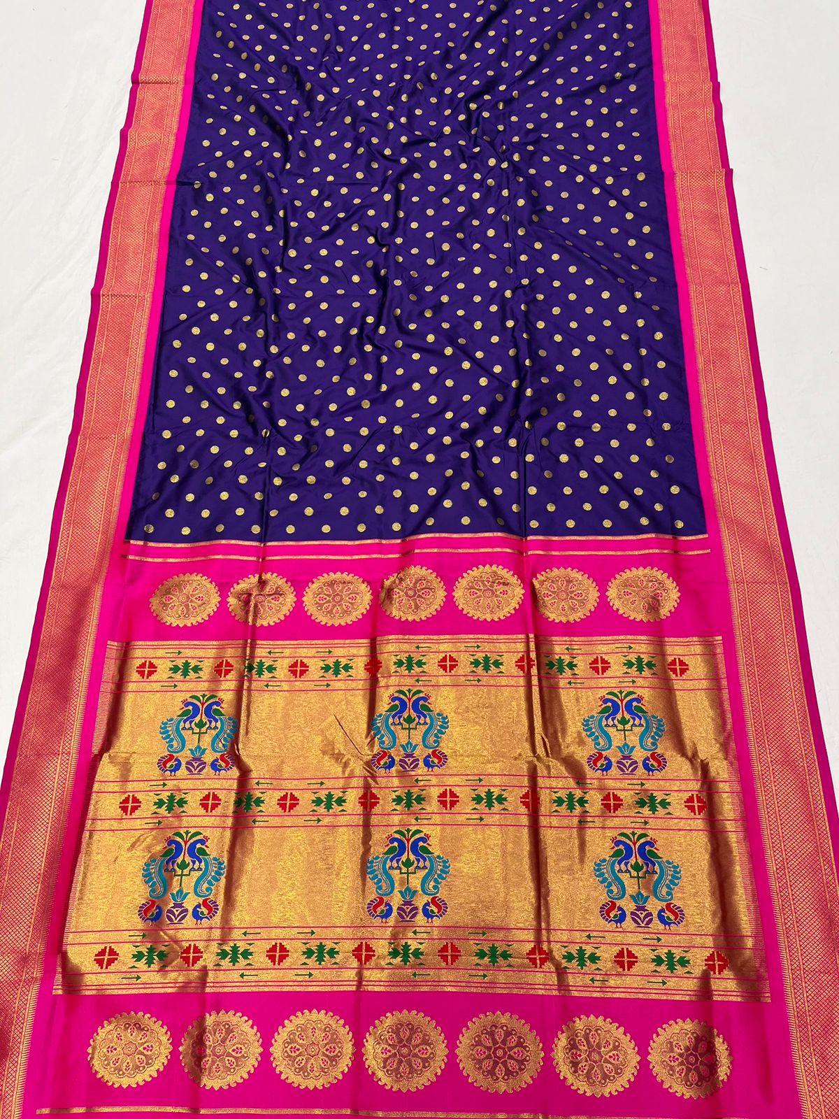 Maharani Paithani Saree Soft Silk