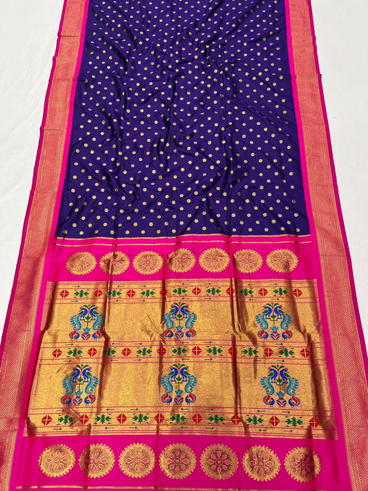 Maharani Paithani Saree Soft Silk