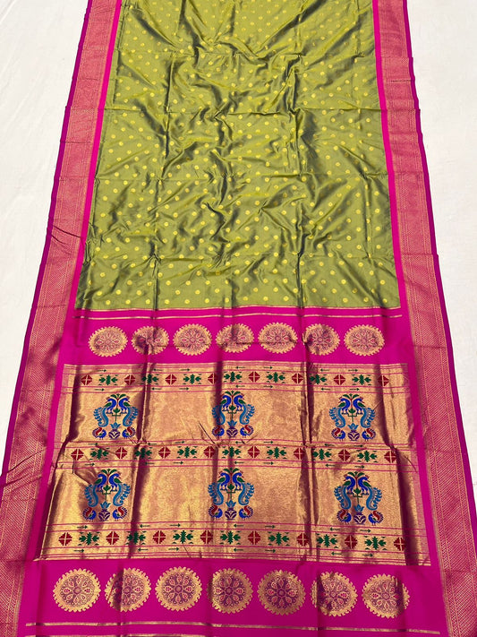 Maharani Paithani Saree Soft Silk