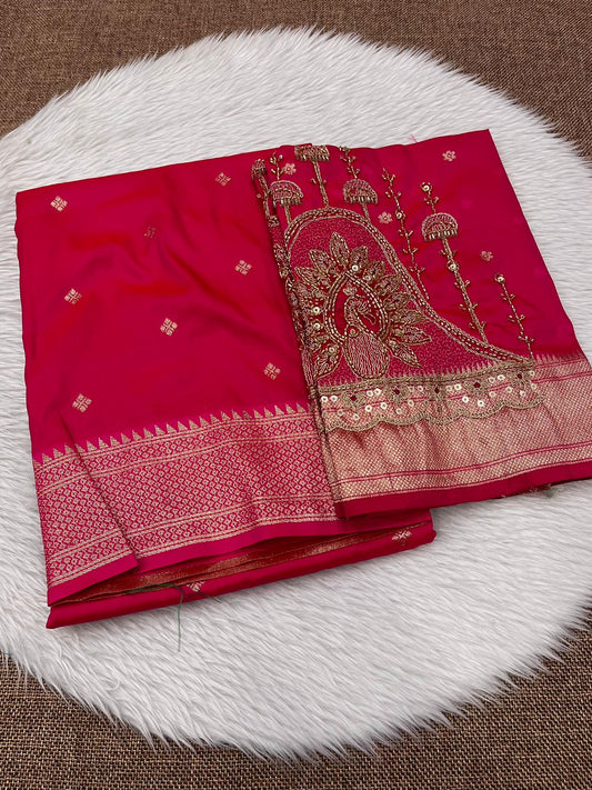 Kalanjali paithani work blouse 1450/-