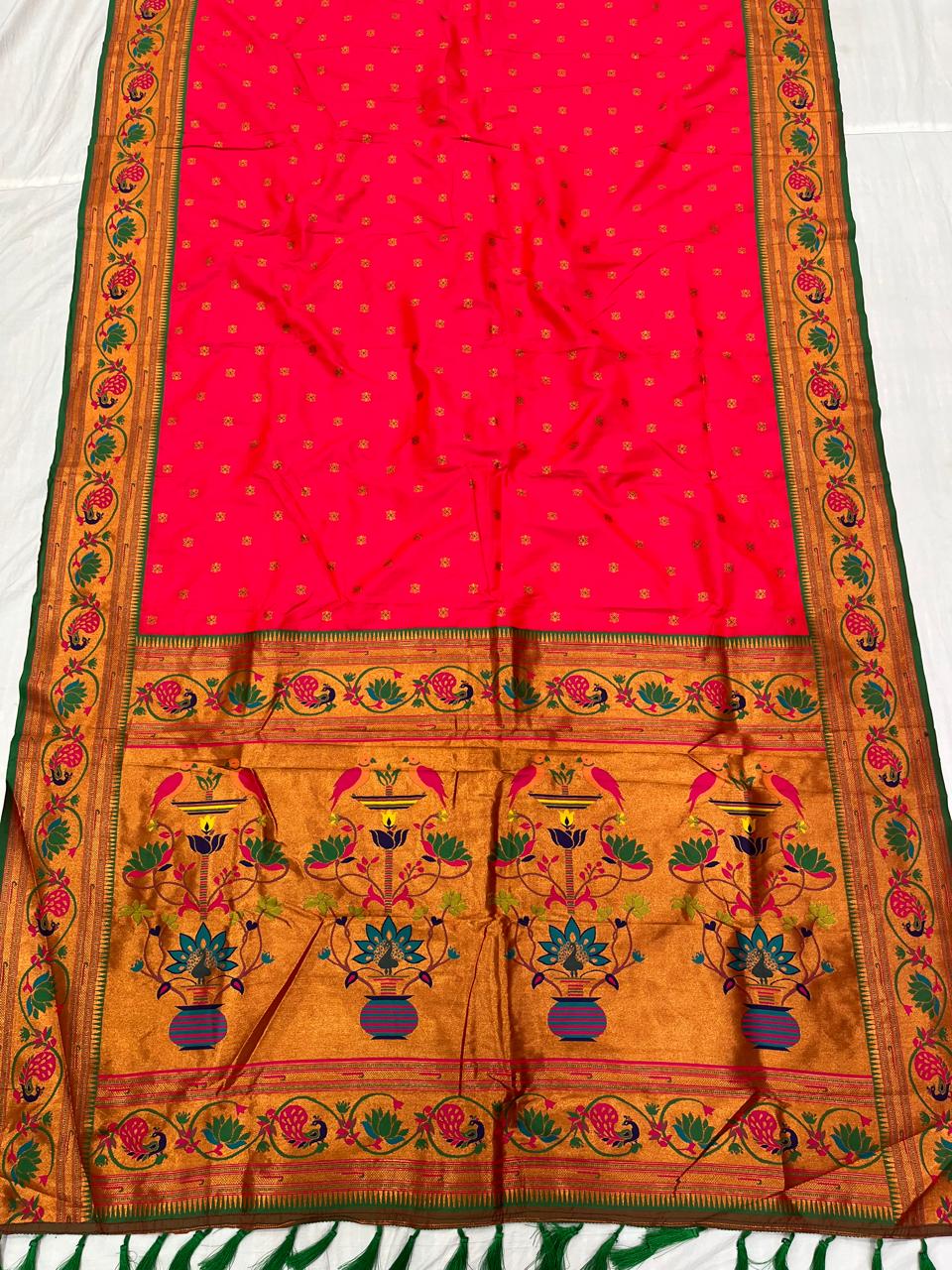 Sunflower Paithani Saree