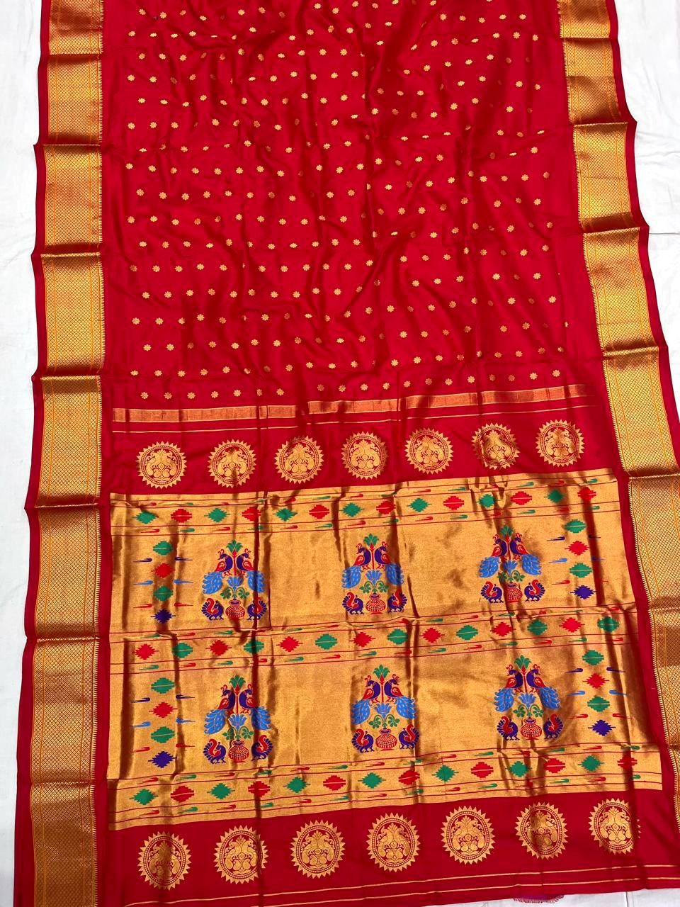 Kalanjali Pure Silk Paithani Saree