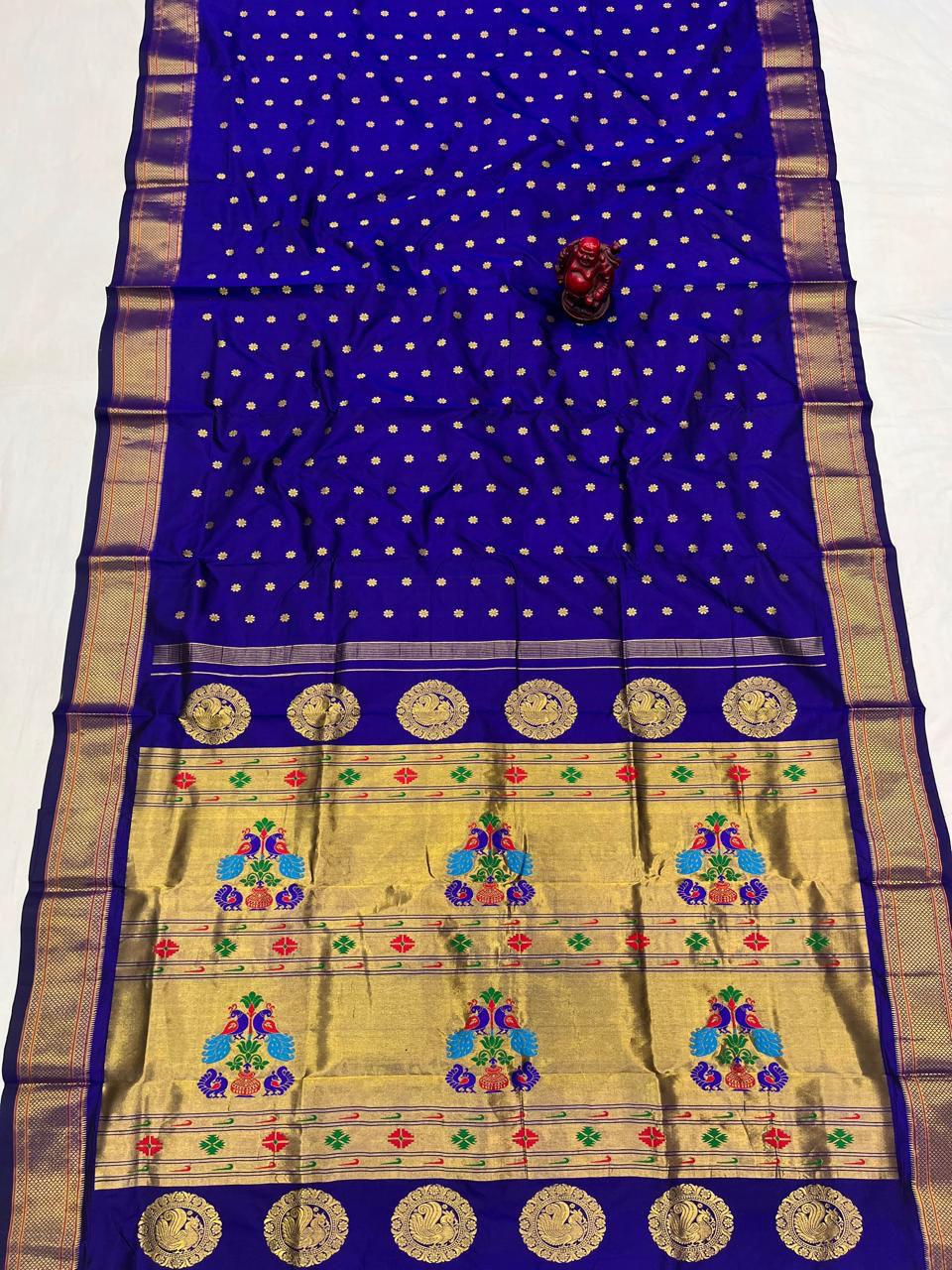 Kalanjali Pure Silk Paithani Saree