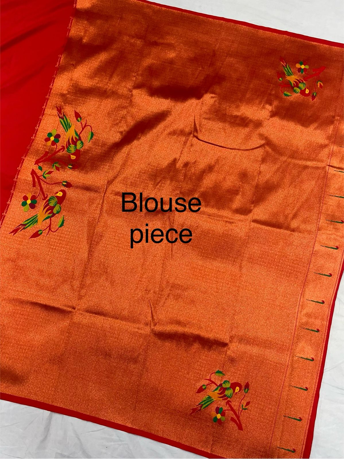 Lining Muniya Paithani Saree