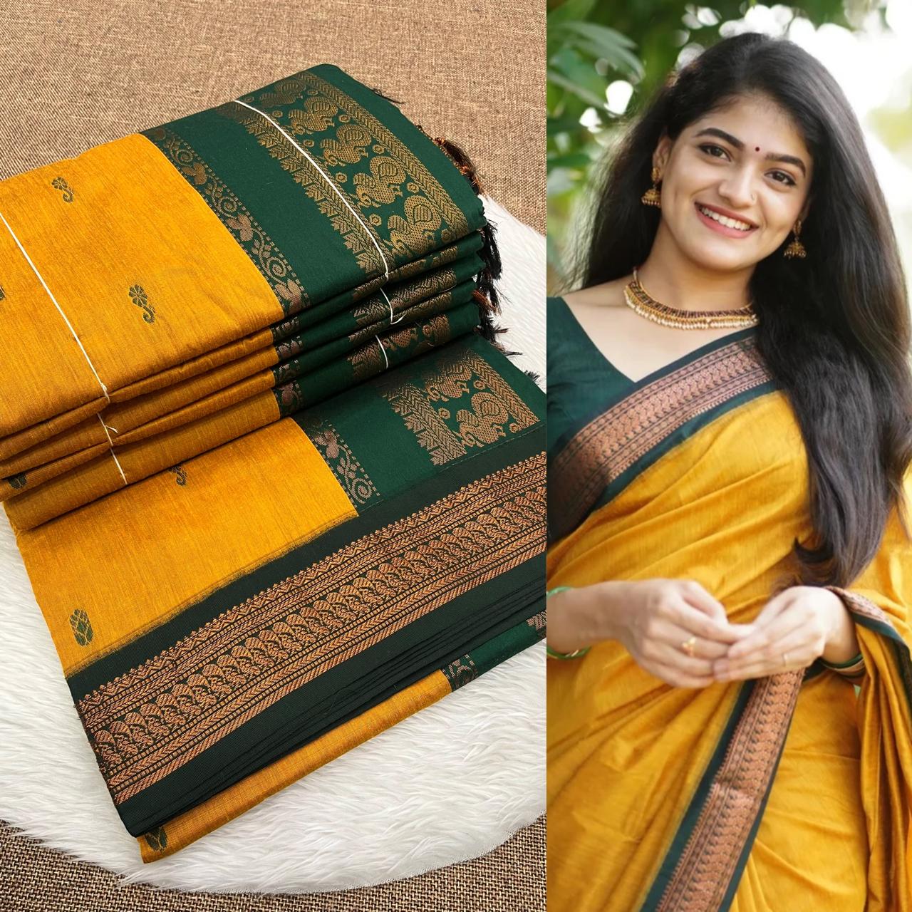 Kalyani Cotton Gadwal Saree