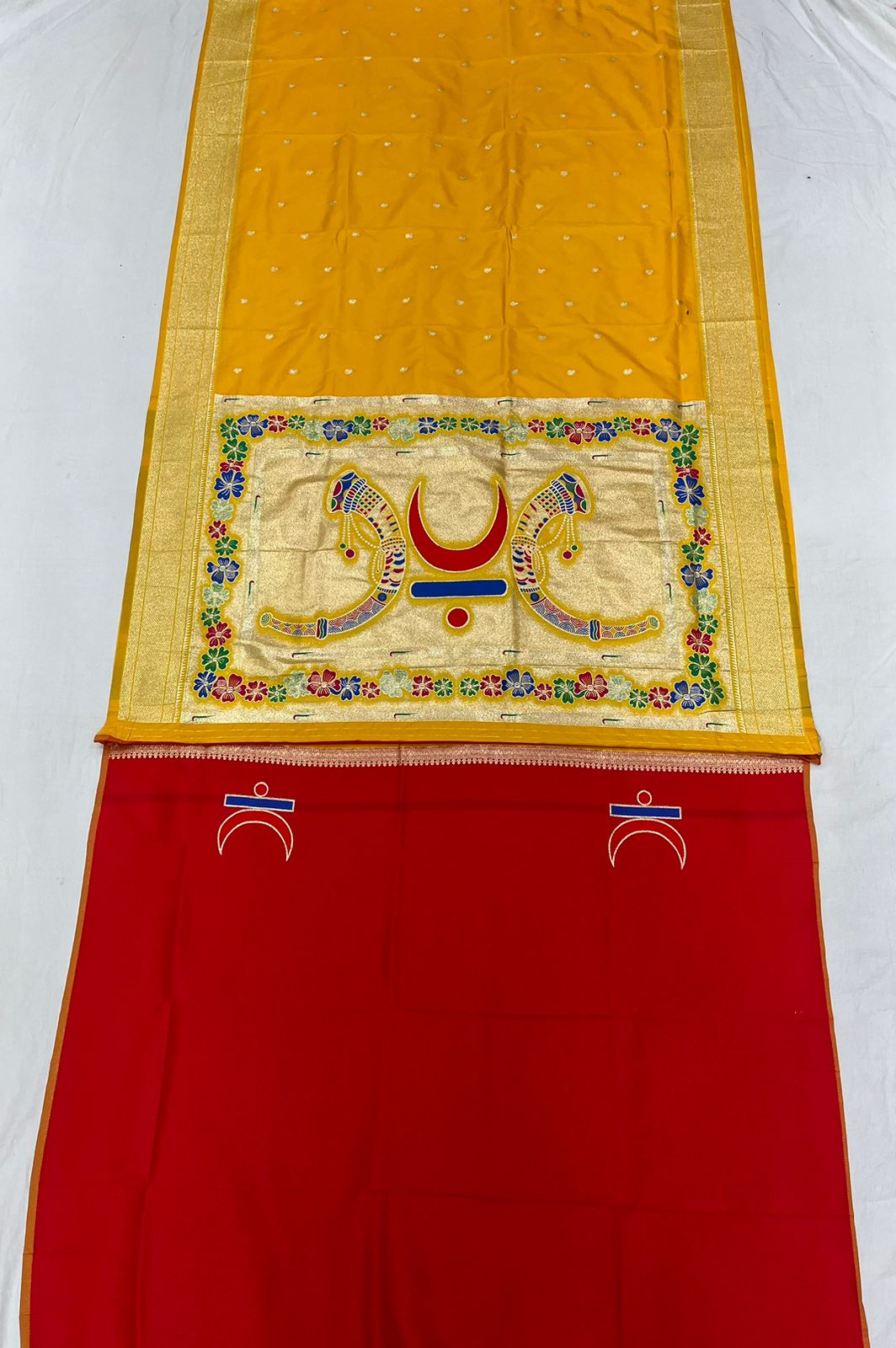Rajmata Jijau paithani Saree