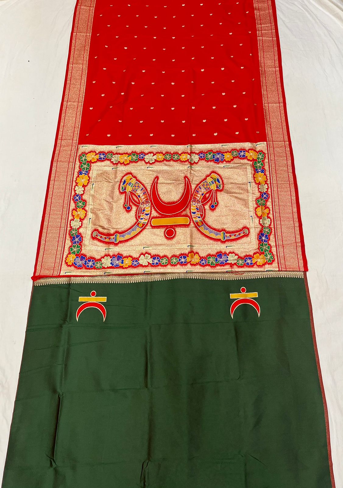Rajmata Jijau paithani Saree