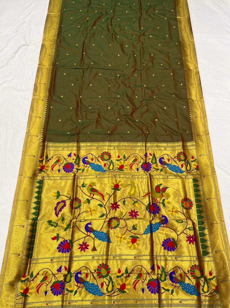 Muniya Paithani Saree