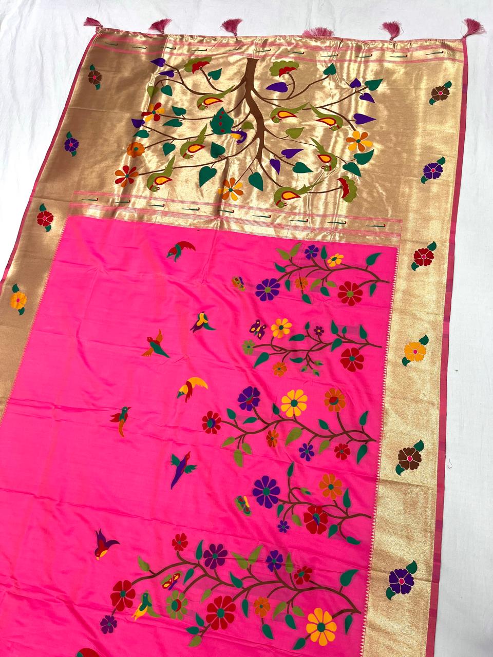 Half Allover Paithani