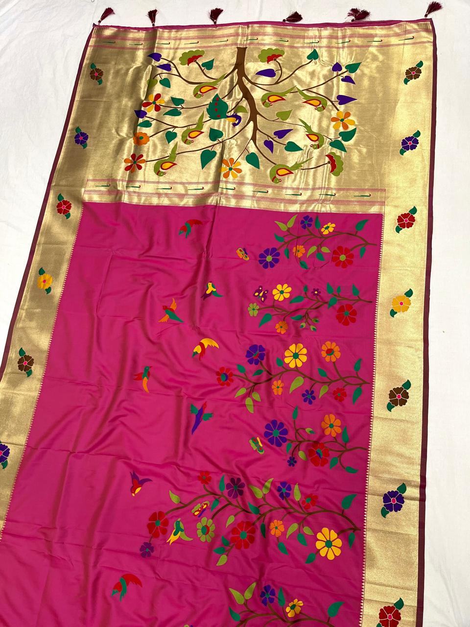 Half Allover Paithani