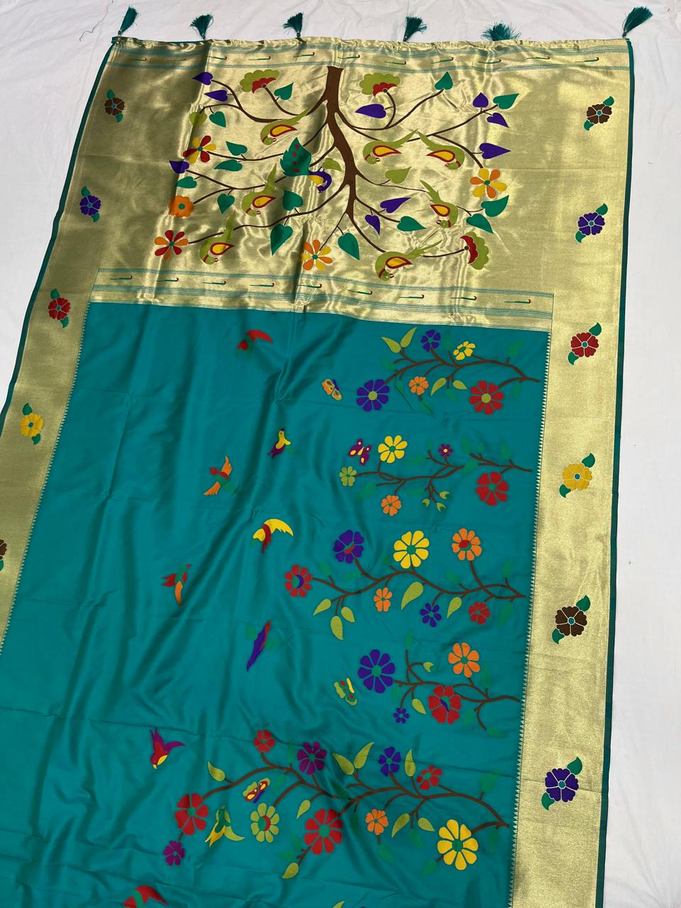 Half Allover Paithani