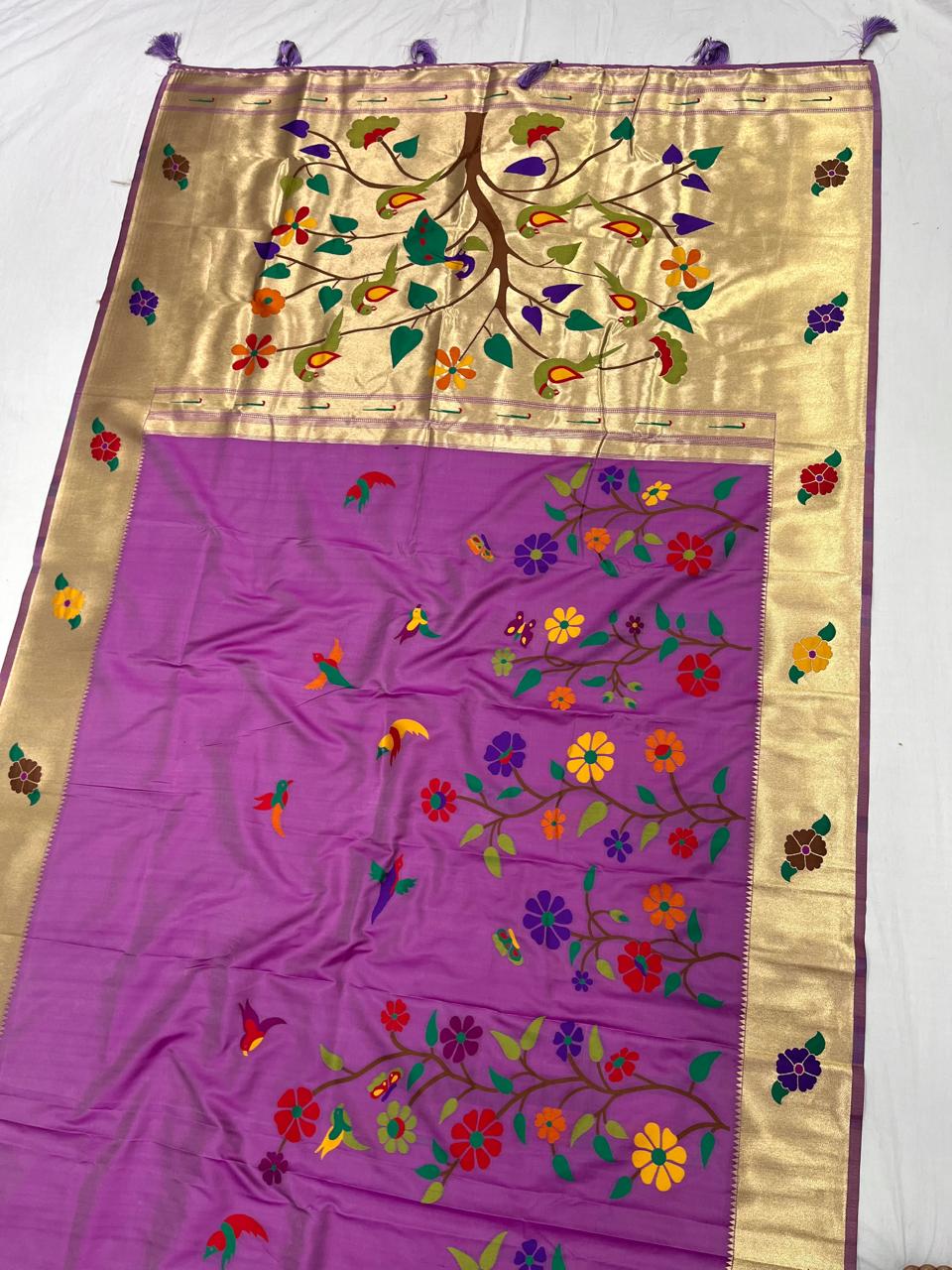 Half Allover Paithani