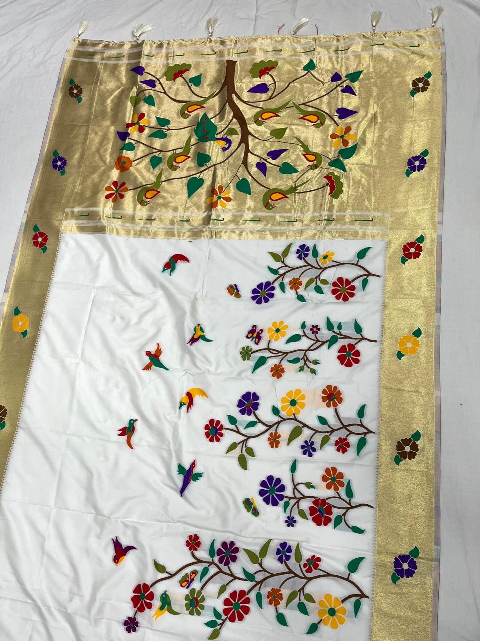 Half Allover Paithani