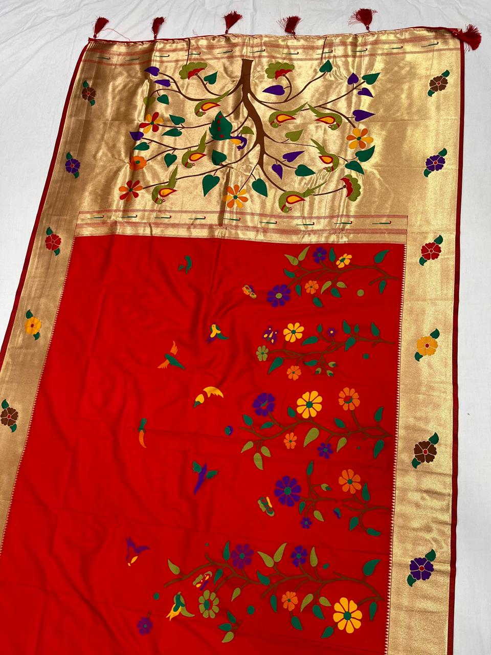 Half Allover Paithani