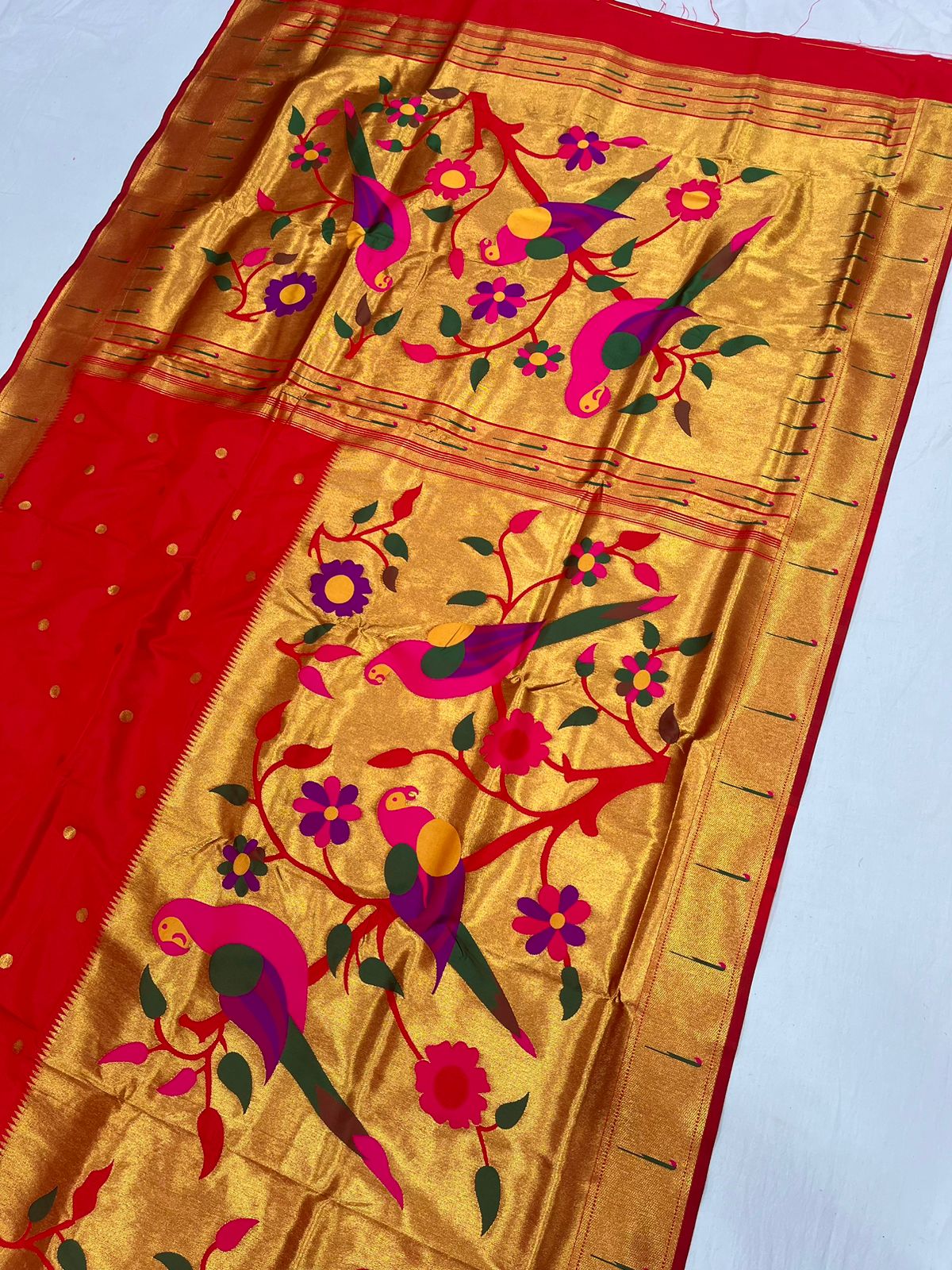 Half Allover Paithani