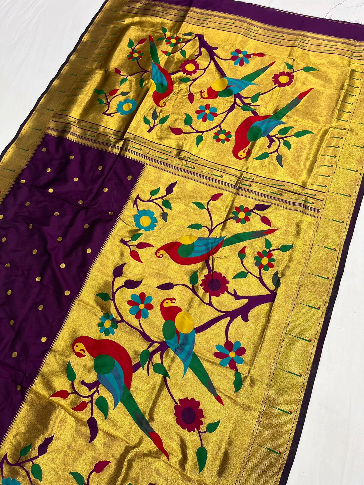 Half Allover Paithani