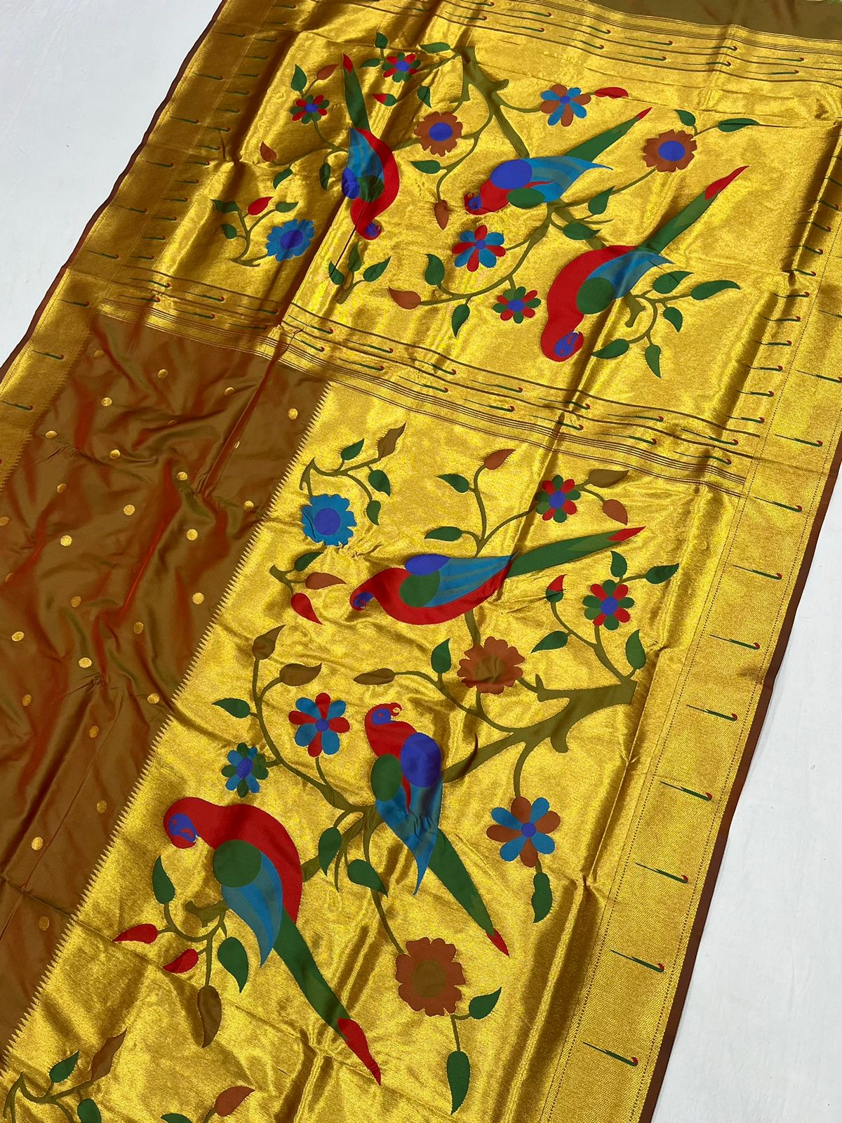 Half Allover Paithani