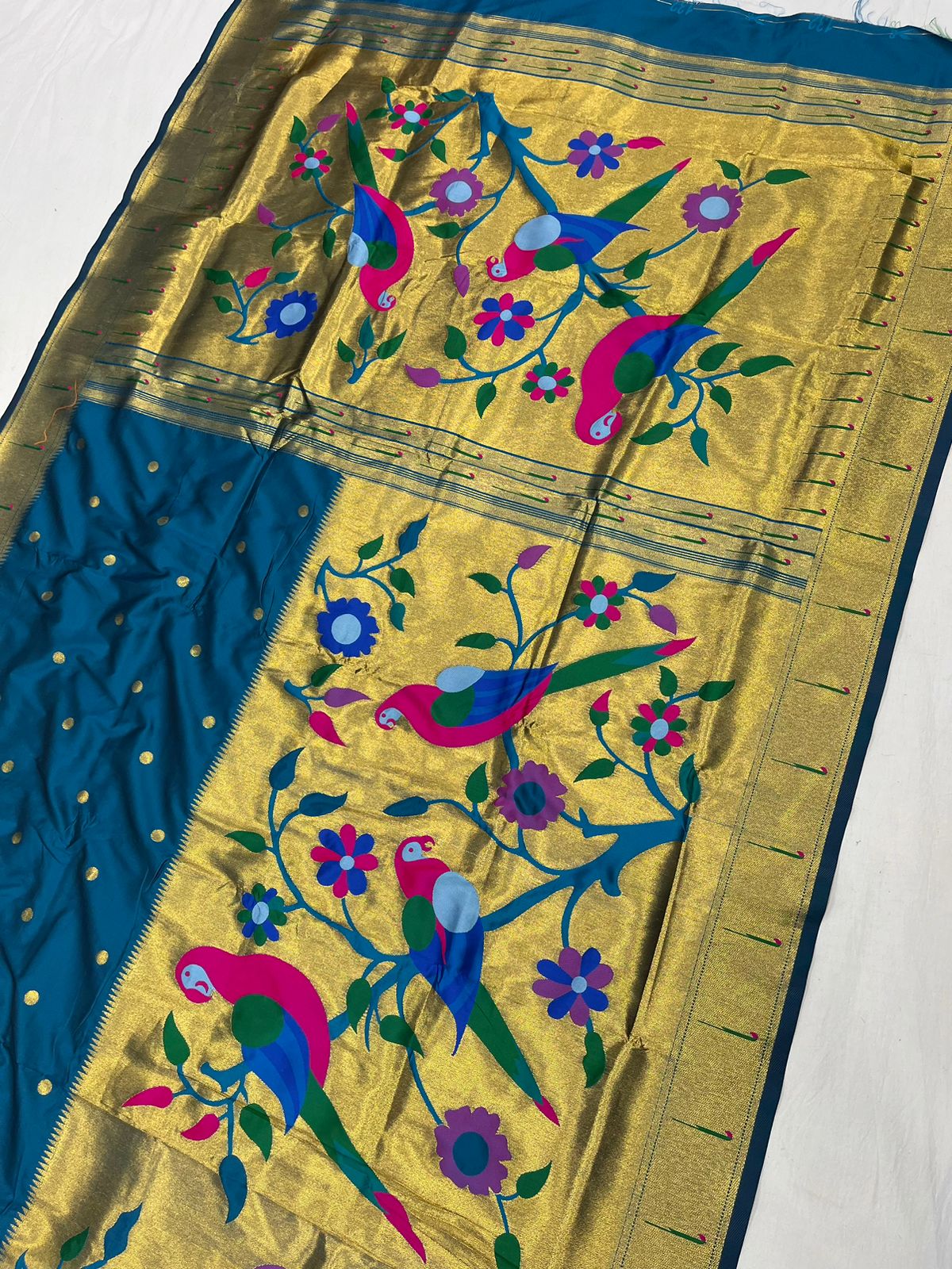 Half Allover Paithani