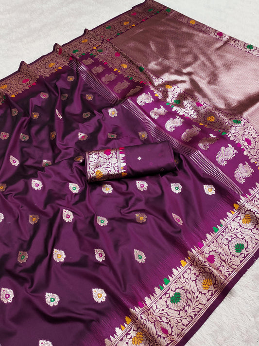 Tanishka Banarasi Soft Silk Saree