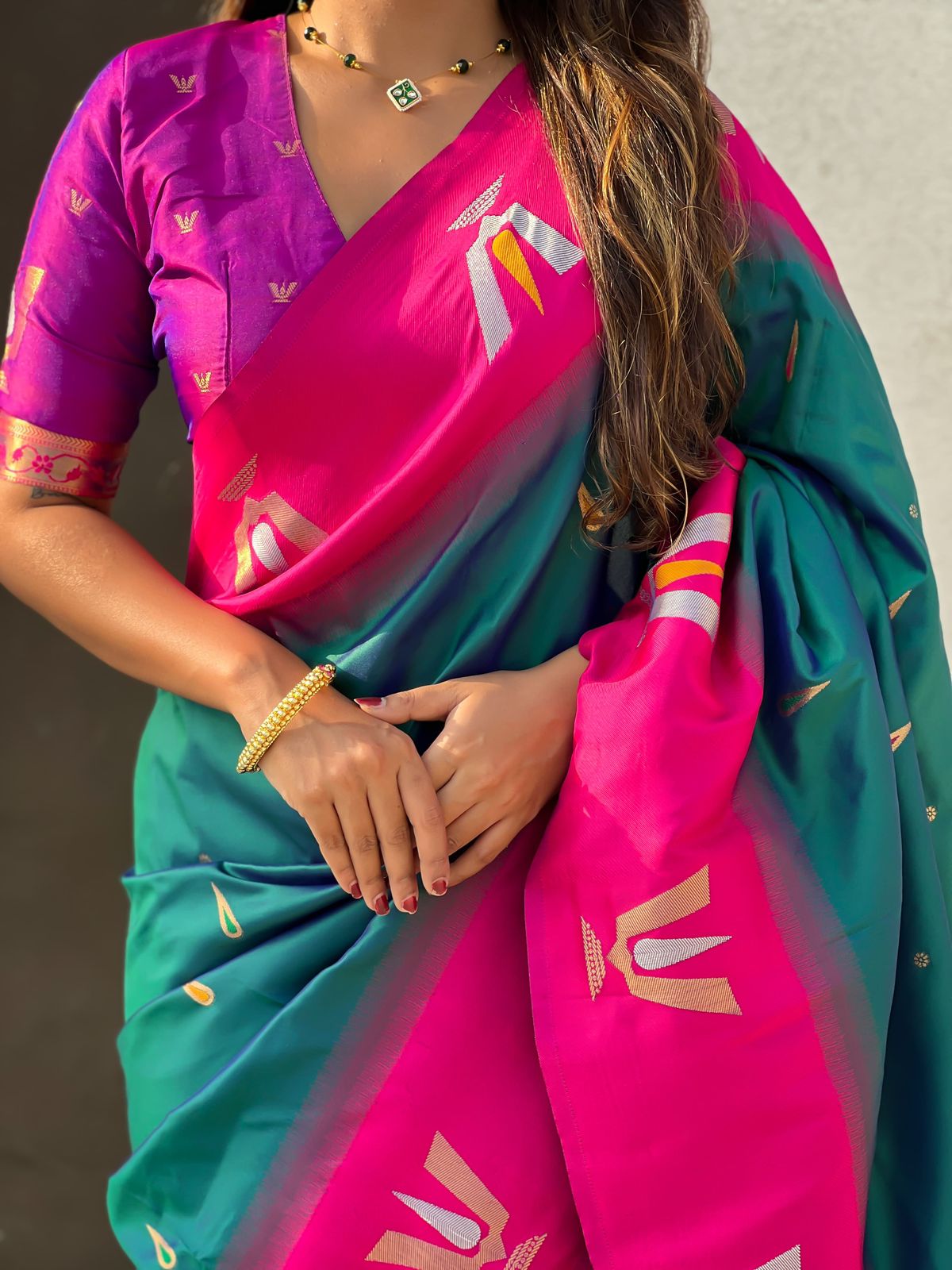 Tilak Paithani Saree
