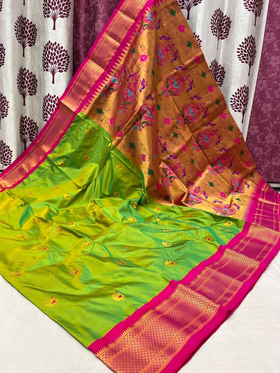 Kadiyal Border Paithani