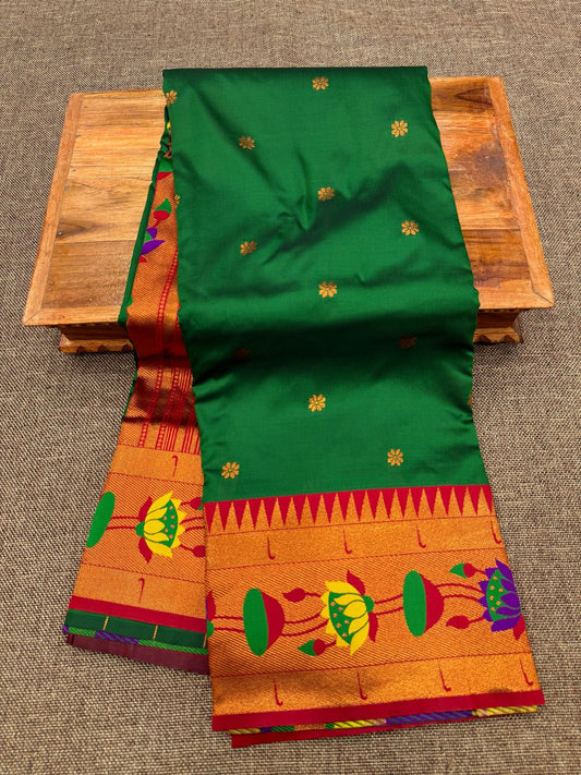 Lotus Soft Silk Paithani