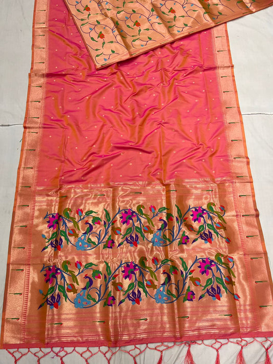 Premium Muniya Paithani Saree