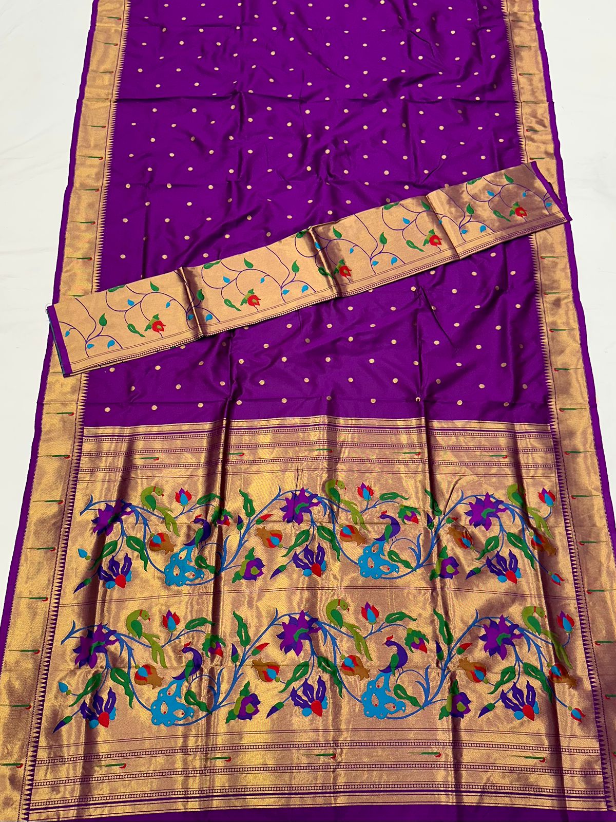 Premium Muniya Paithani Saree