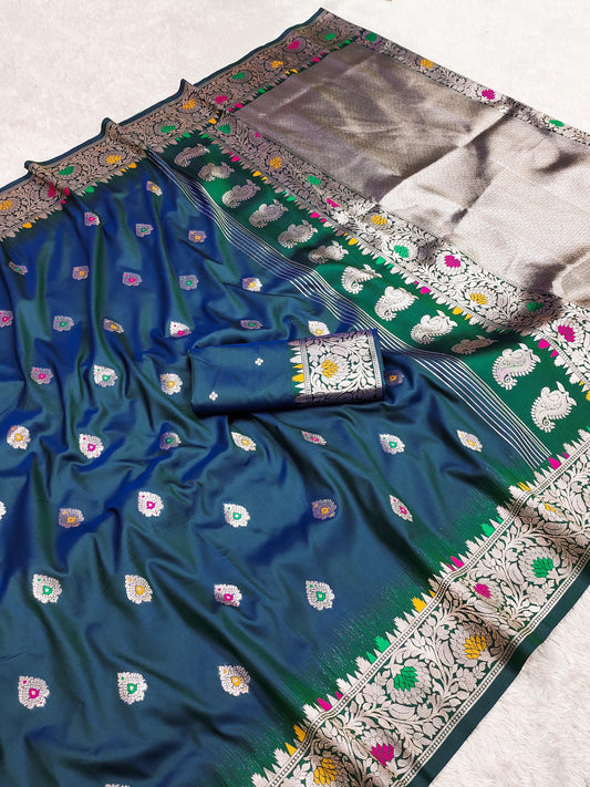 Tanishka Banarasi Soft Silk Saree
