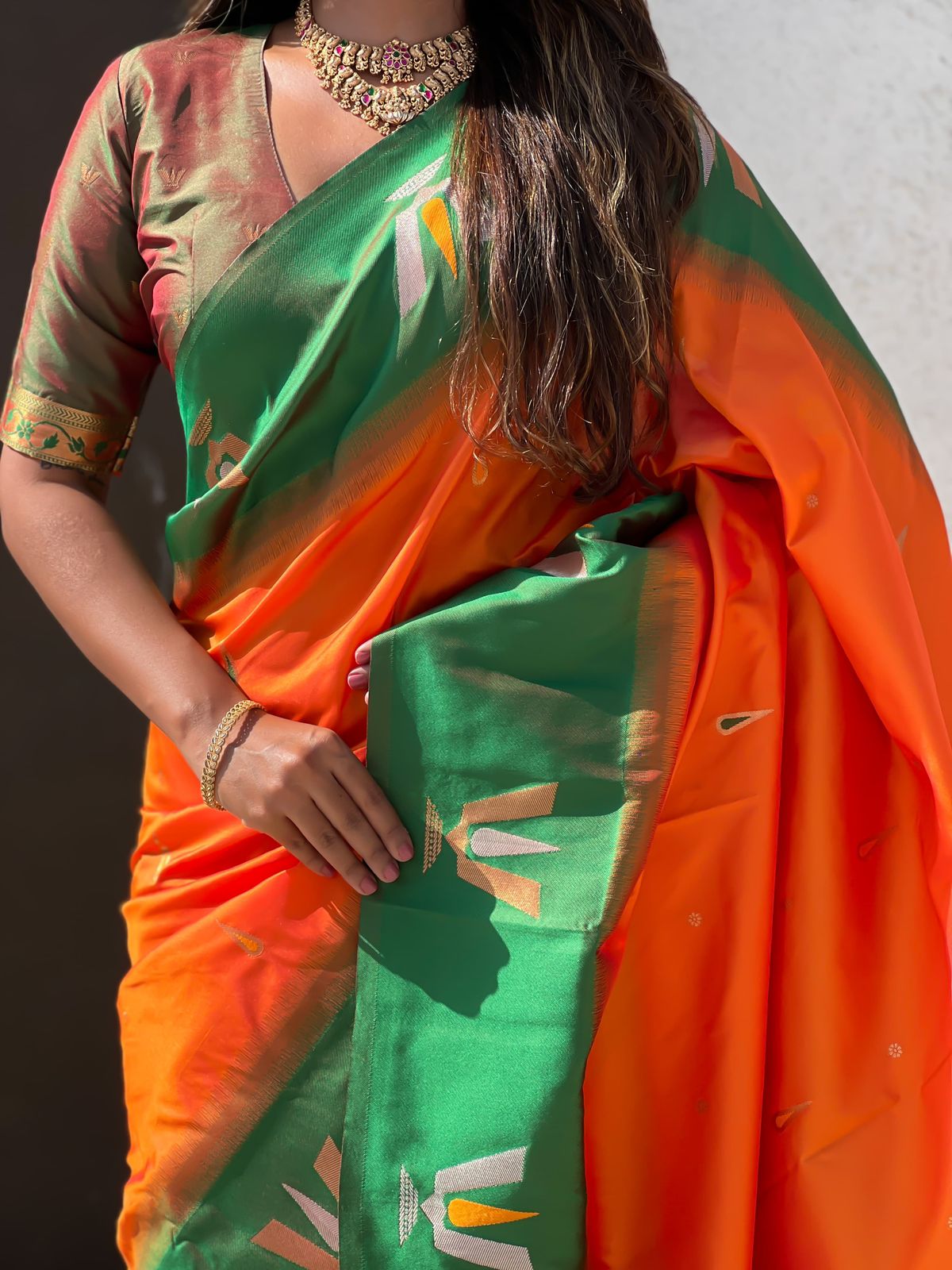 Tilak Paithani Saree