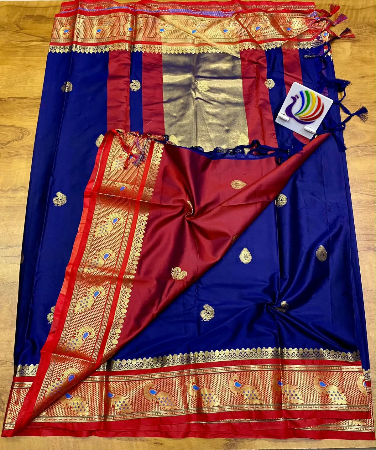 Peacock Paithani saree