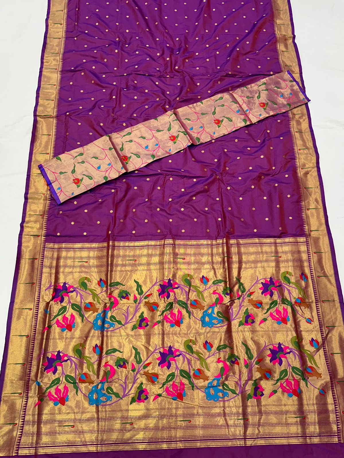 Premium Muniya Paithani Saree