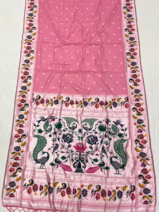 Peacock Border Saree