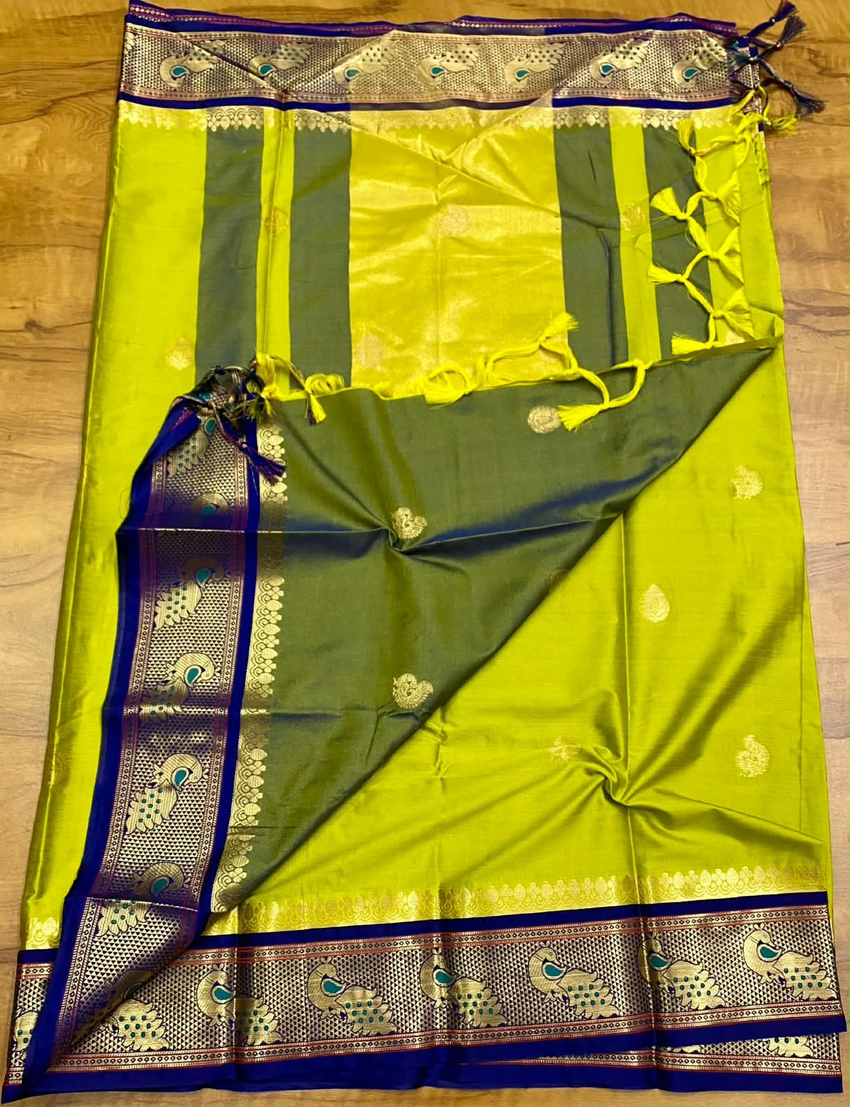 Peacock Paithani saree